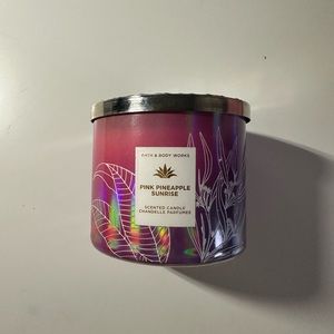 Bath & Bodywork’s Pink Pineapple Sunrise 3 wick candle